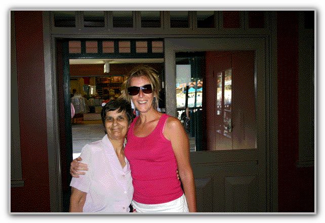 Mum & Shani at Hillary's Beach Hotel